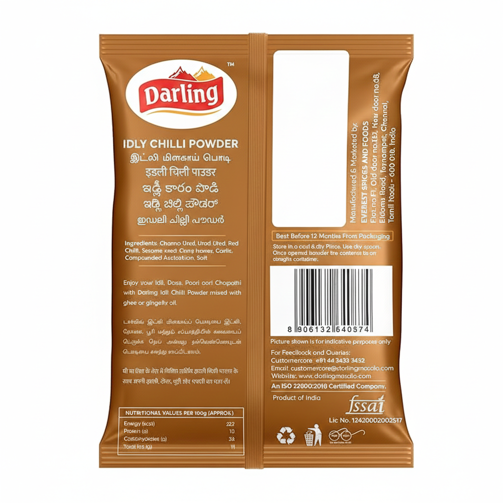 Darling Idli Milagai Podi